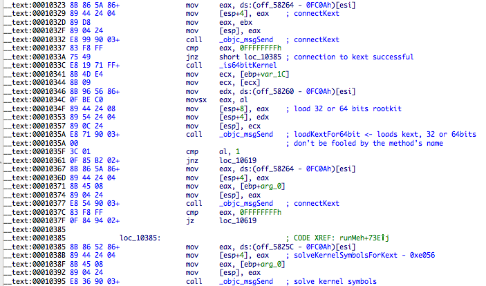 rootkit initialization